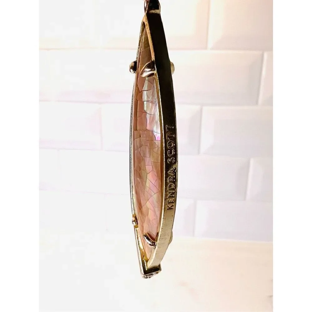 Kendra Scott Milla‎ Mother of Pearl Gold Thick Slide Necklace